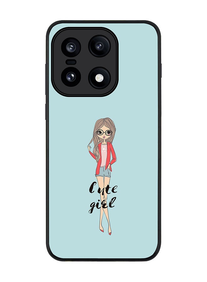 For OnePlus 15 Case,Slim fit Camera Protection, Shockproof Thin Phone cover  - Dreamer Cute Girl
